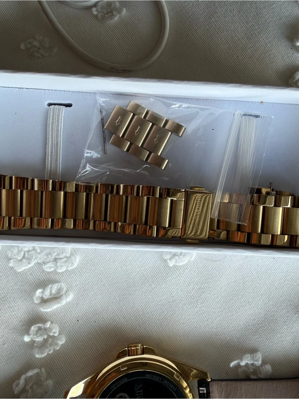 Michael Kors Access Gold Smartwatch with Black and Gold Straps